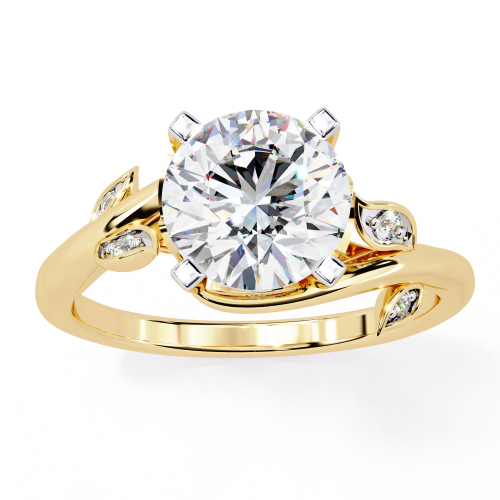 Printable 3D jewelry model of Solitaire Lady Ring with Diamond 3D 模型 .c4d .max .obj .3ds .fbx .stl .blend 