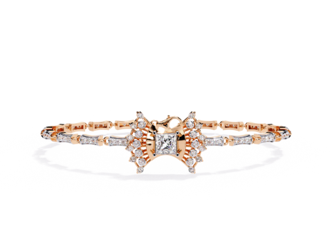 3D Printable Jewelry design of Bracelet with diamonds 3D 模型
