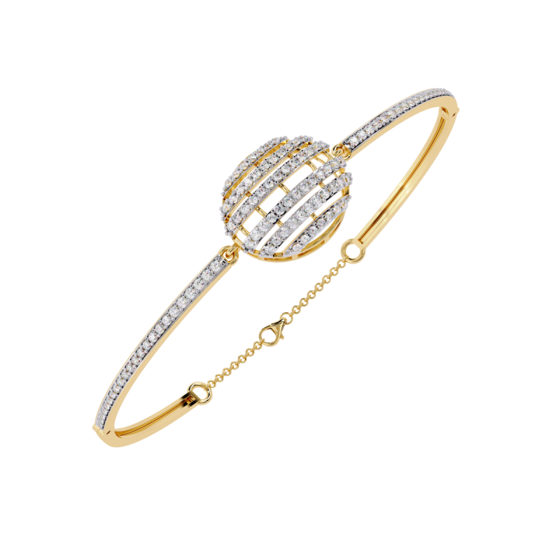 3D Printable Jewelry design of Bracelet with diamonds 3D मॉडल .c4d .max .obj .3ds .fbx .stl .blend 