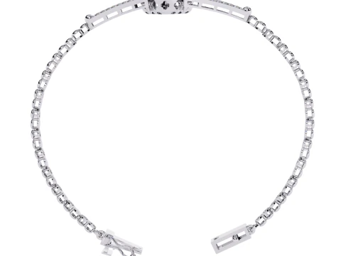 3D Printable Jewelry design of Bracelet with diamonds 3D Model