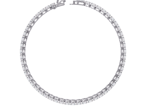 3D Printable Jewelry design of Bracelet with diamonds 3D Modell