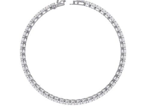 3D Printable Jewelry design of Bracelet with diamonds 3D Model