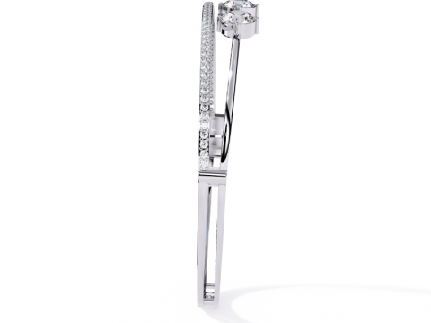 3D Printable Jewelry design of Bracelet with diamonds 3D Modell