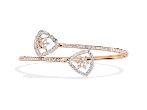 3D Printable Jewelry design of Bracelet with diamonds 3D 모델