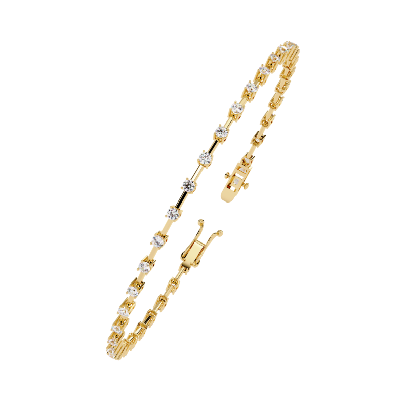 3D Printable Jewelry design of Bracelet with diamonds Modelo 3D .c4d .max .obj .3ds .fbx .stl .blend