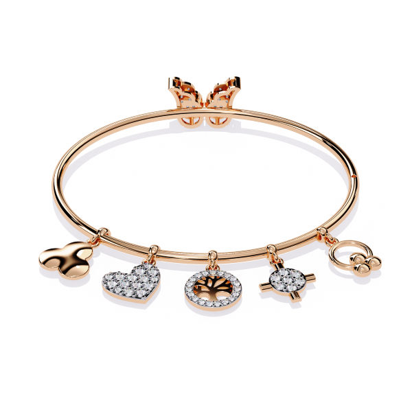 3D Printable Jewelry design of Bracelet with diamonds Modelo 3D .c4d .max .obj .3ds .fbx .stl .blend