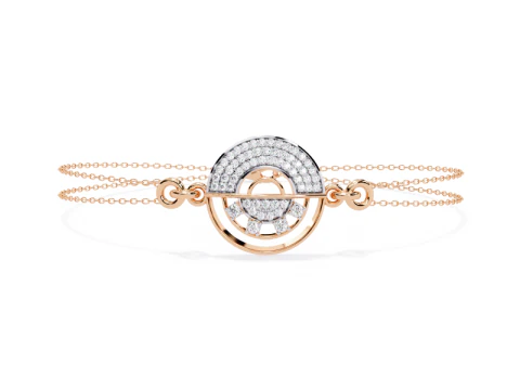 3D Printable Jewelry design of Bracelet with diamonds 3D Model
