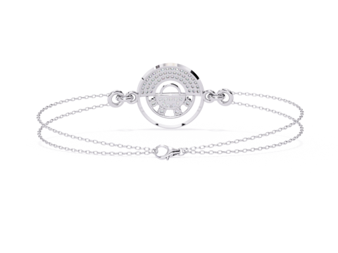 3D Printable Jewelry design of Bracelet with diamonds 3D Модель