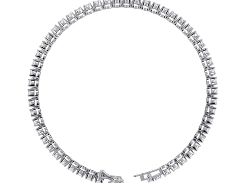 3D Printable Jewelry design of Bracelet with diamonds 3D Model