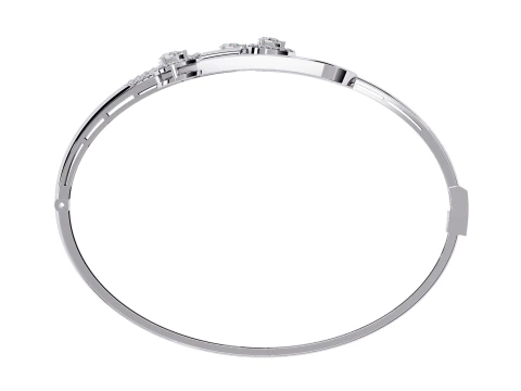 3D Printable Jewelry design of Bracelet with diamonds 3D Model
