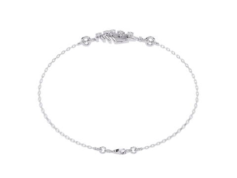 3D Printable Jewelry design of Bracelet with diamonds 3D 模型