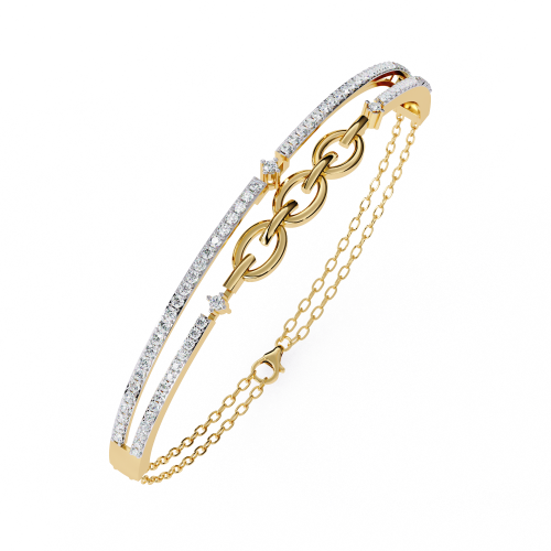 3D Printable Jewelry design of Bracelet with diamonds 3D 模型 .c4d .max .obj .3ds .fbx .stl .blend