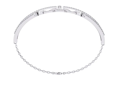3D Printable Jewelry design of Bracelet with diamonds 3D Model