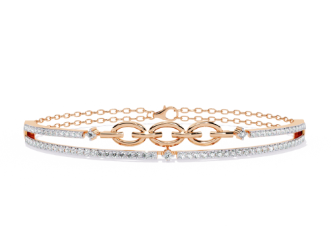 3D Printable Jewelry design of Bracelet with diamonds 3D 模型