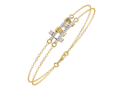 3D Printable Jewelry design of Bracelet with diamonds 3D 모델