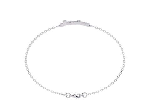 3D Printable Jewelry design of Bracelet with diamonds 3D Model