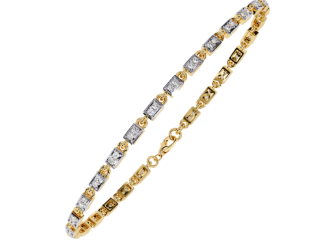 3D Printable Jewelry design of Bracelet with diamonds 3D 모델