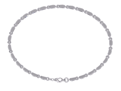 3D Printable Jewelry design of Bracelet with diamonds Modello 3D