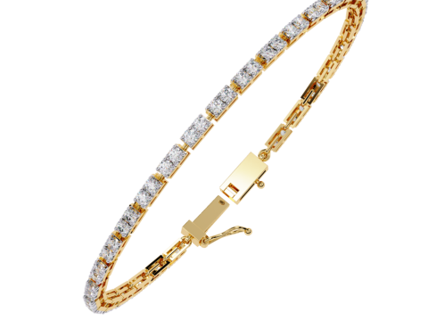3D Printable Jewelry design of Bracelet with diamonds 3D 모델