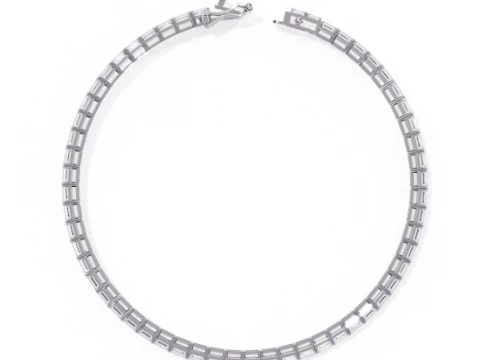 3D Printable Jewelry design of Bracelet with diamonds 3D Model