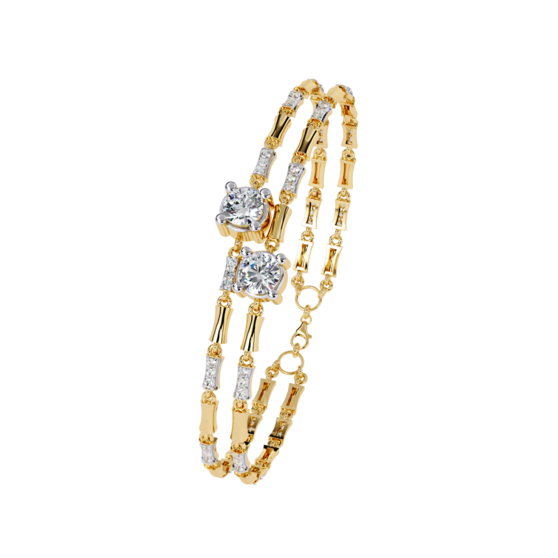 3D Printable Jewelry design of Bracelet with diamonds 3D 모델 .c4d .max .obj .3ds .fbx .stl .blend