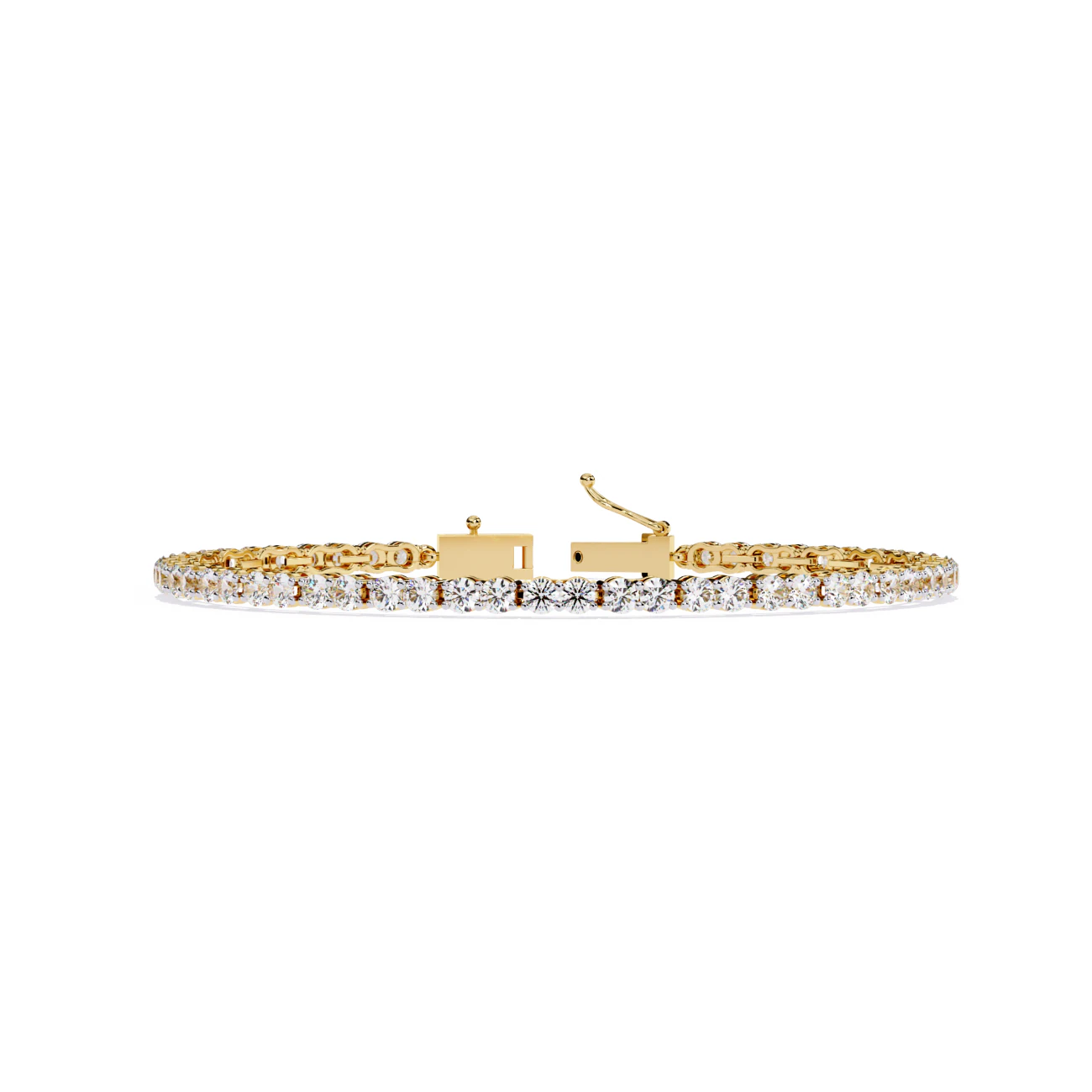3D Printable Jewelry design of Bracelet with diamonds 3D Model .c4d .max .obj .3ds .fbx .stl .blend 