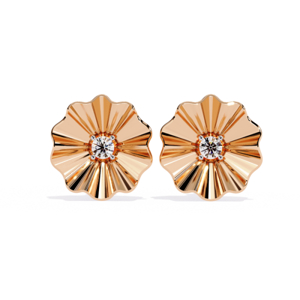 Printable 3D Jewelry design of Earrings with diamonds Modelo 3D .c4d .max .obj .3ds .fbx .stl .blend