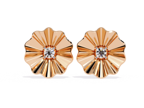 Printable 3D Jewelry design of Earrings with diamonds 3D 模型