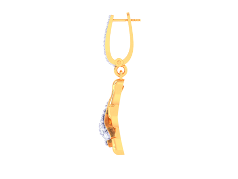 Printable 3D Jewelry design of Earrings with diamonds 3D 模型