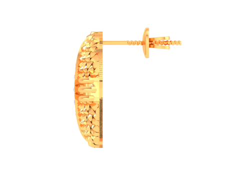 Printable 3D Jewelry design of Earrings with diamonds Modèle 3D