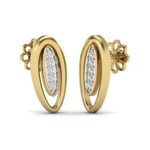 Printable 3D Jewelry design of Earrings with diamonds 3D Model .c4d .max .obj .3ds .fbx .stl .blend 