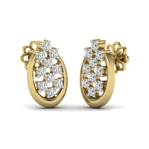 Printable 3D Jewelry design of Earrings with diamonds 3D मॉडल .c4d .max .obj .3ds .fbx .stl .blend