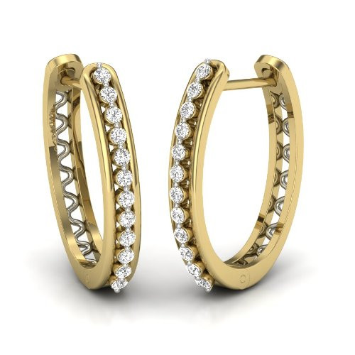 Printable 3D Jewelry design of Earrings with diamonds 3Dモデル .c4d .max .obj .3ds .fbx .stl .blend