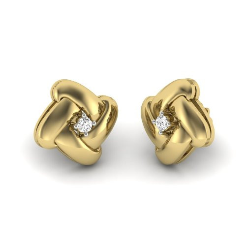 Printable 3D Jewelry design of Earrings with diamonds 3D Model .c4d .max .obj .3ds .fbx .stl .blend