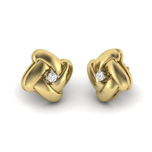 Printable 3D Jewelry design of Earrings with diamonds 3D Model .c4d .max .obj .3ds .fbx .stl .blend 