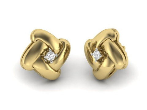 Printable 3D Jewelry design of Earrings with diamonds 3D 模型