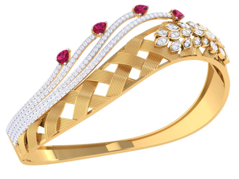 3D 打印钻石手镯珠宝设计 3D 模型