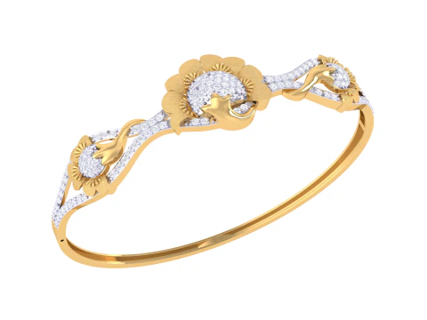 3D 打印钻石手镯珠宝设计 3D 模型