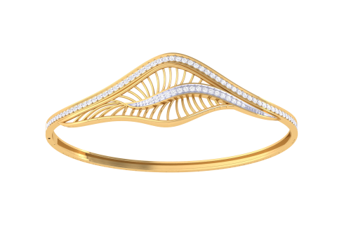 3D Printable Jewelry design of Bangle with diamonds 3D 模型