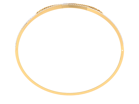 3D Printable Jewelry design of Bangle with diamonds Modelo 3D