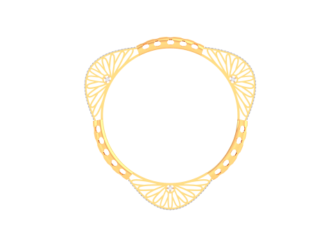 3D Printable Jewelry design of Bangle with diamonds Modelo 3D