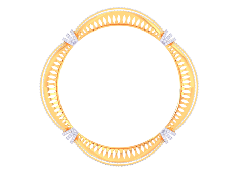 3D Printable Jewelry design of Bangle with diamonds 3D 模型