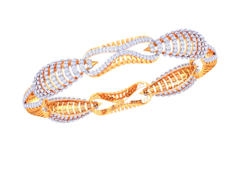 3D 打印钻石手镯珠宝设计 3D 模型