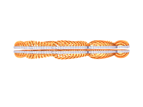 3D Printable Jewelry design of Bangle with diamonds 3D 模型