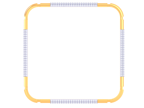 3D Printable Jewelry design of Bangle with diamonds 3D Model