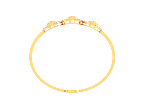 3D Printable Jewelry design of Bangle with diamonds 3D 模型