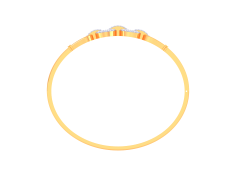 Design di gioielli stampabile in 3D di braccialetto con diamanti Modello 3D