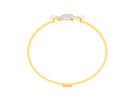 3D Printable Jewelry design of Bangle with diamonds 3Dモデル