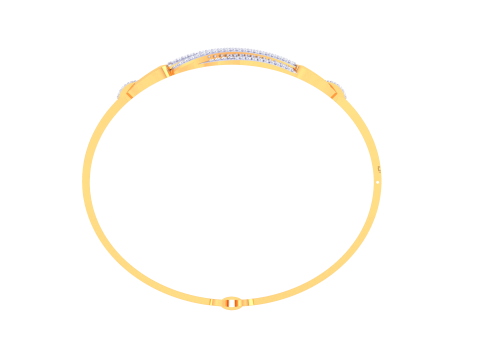3D Printable Jewelry design of Bangle with diamonds 3D 모델