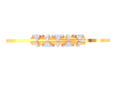 3D Printable Jewelry design of Bangle with diamonds 3Dモデル